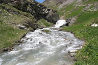 Une cascade en Haute-Maurienne