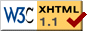 Valid XHTML 1.1 !