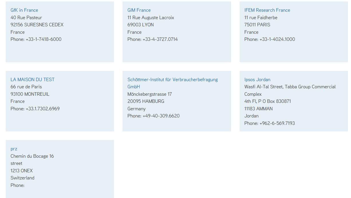 Des contenus avec grid layout