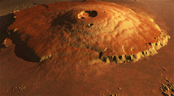 Le Mont Olympe dans Mars Render HD