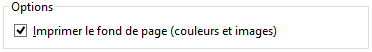 Options Print de Firefox