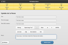 Ajouter une news est vraiment très simple