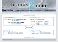 Le moteur de recherche de Brands2com