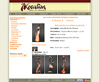 Une page du site JKreation