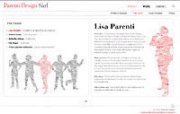 Page équipe Parenti Design