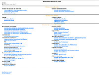 Interface d'admin du site PNL Coach