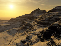 Strates et neige