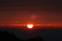 Coucher de soleil pris du Salève