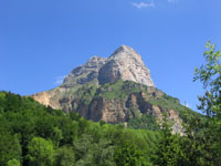 Dent de Crolles vue du col du Coq