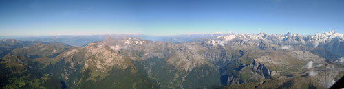 Panoramique au-dessus de Samöens