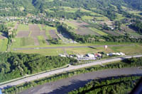 Aérodrome a côté d'Albertville
