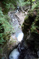 Cascade de Seythenex vue de dessus