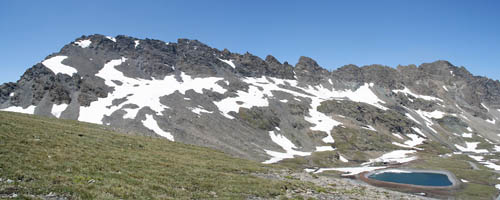 Panoramique depuis le col de l'Iseran