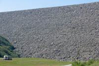 Hauteur du barrage du lac du Mont-Cenis