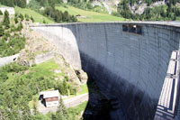 Barrage du Guérin en grand angle