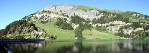 Panoramique du barrage du Guérin