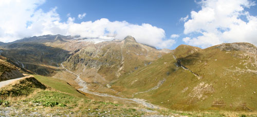 Panoramique de l'aiguille des Glaciers
