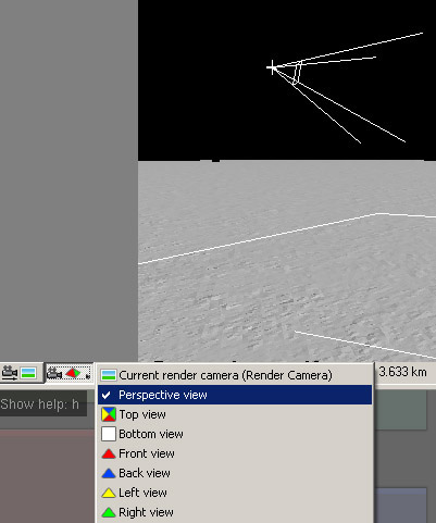 Terragen 2 perspective view